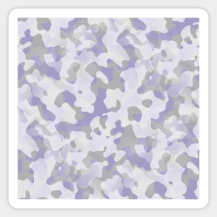 Camouflage White / Purple Sticker